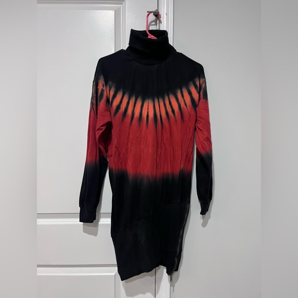 Young Fabulous & Broke Black and Red Turtleneck Sweater
